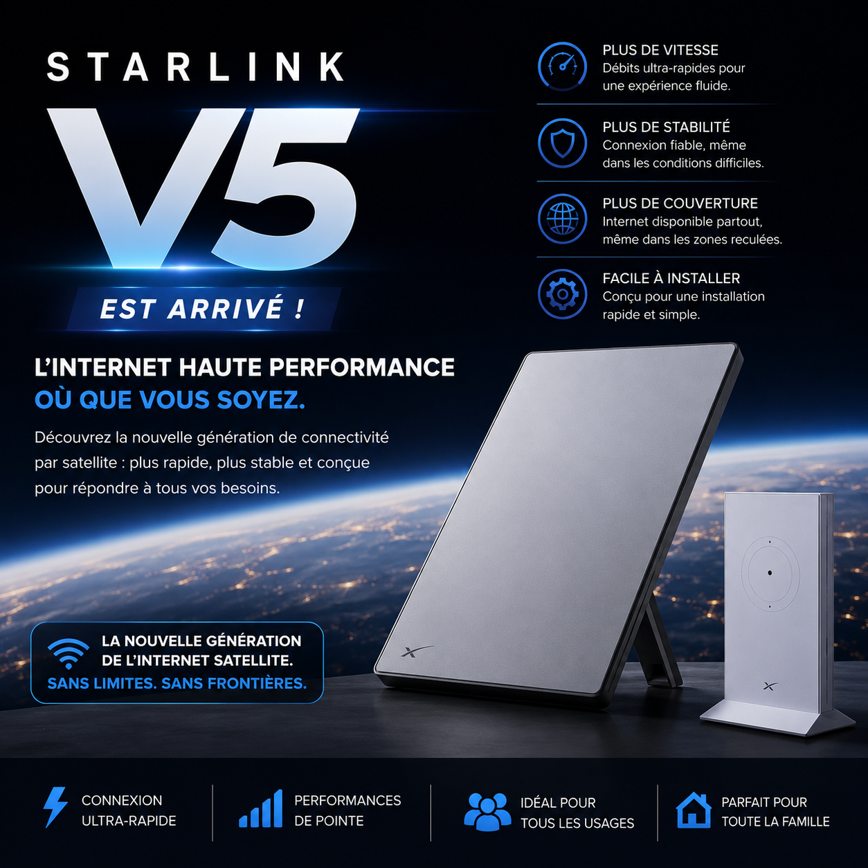 Découvrez la puissance de Starlink V5 !